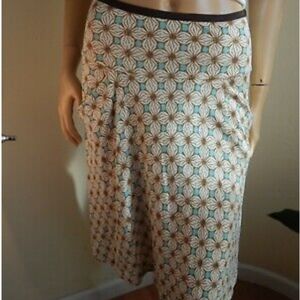 Diane Von Furstenburg silk floral skirt